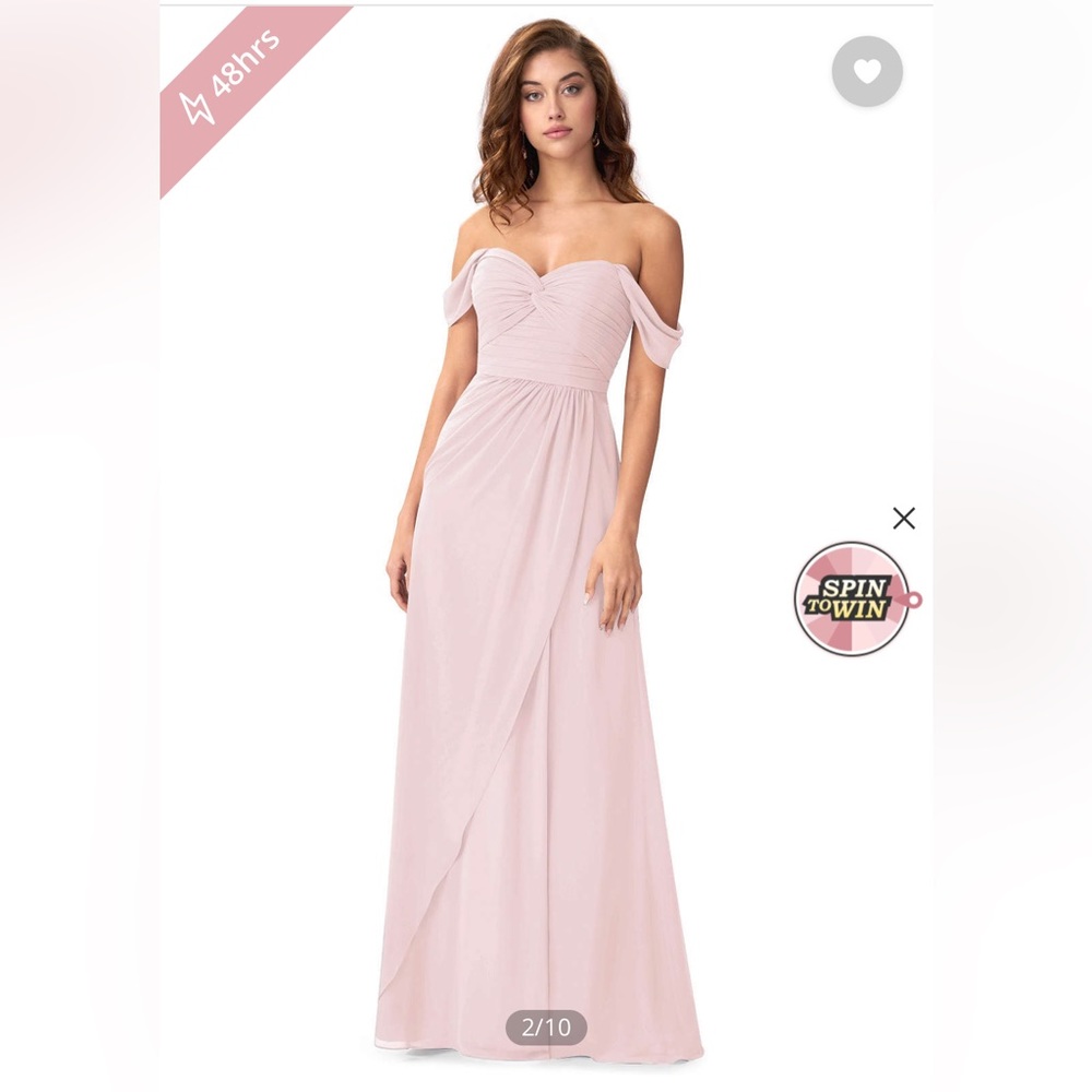 Azazie size 0 pink dress